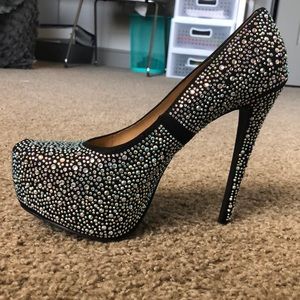 Jeweled heels